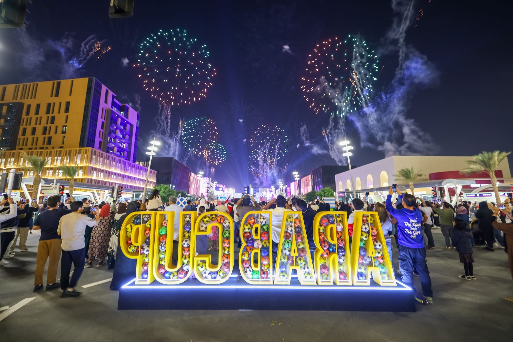Lusail Boulevard Arab Cup Fireworks Celebrations 2025